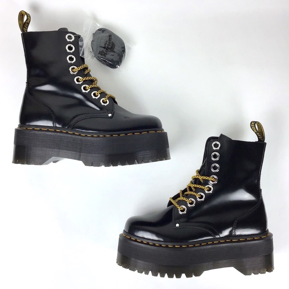 Dr. Martens Shoes - Dr. Martens Jadon Max Platform Quad Boots